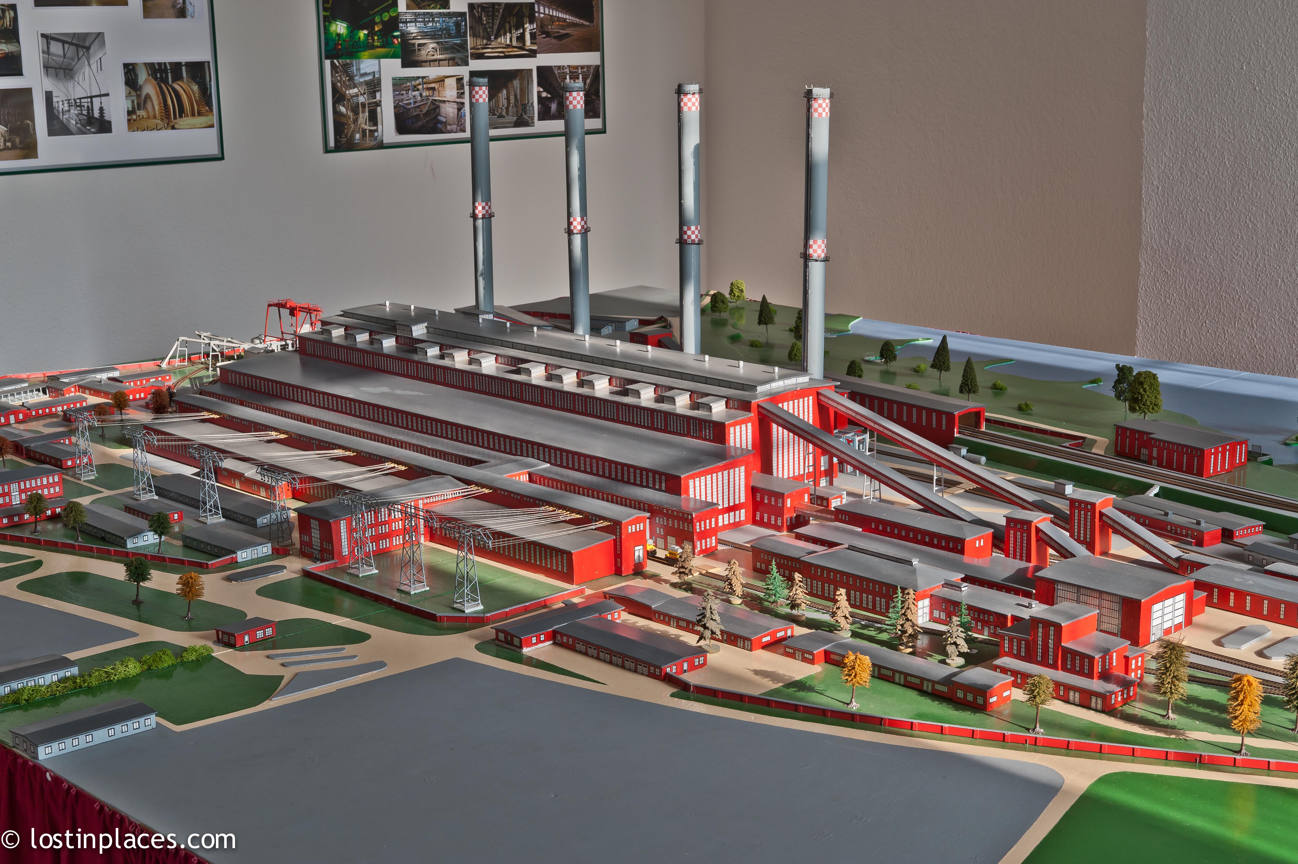 Kraftwerk Vockerode Modell